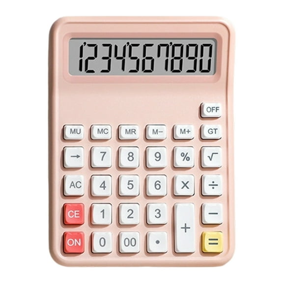 Portable Silent Basic Calculator, Slim Energy-Saving Calculator, Ideal for Campus Office and Home Daily Accounting, Simple Math Tool for Quiet Environments and On-the-Go Use