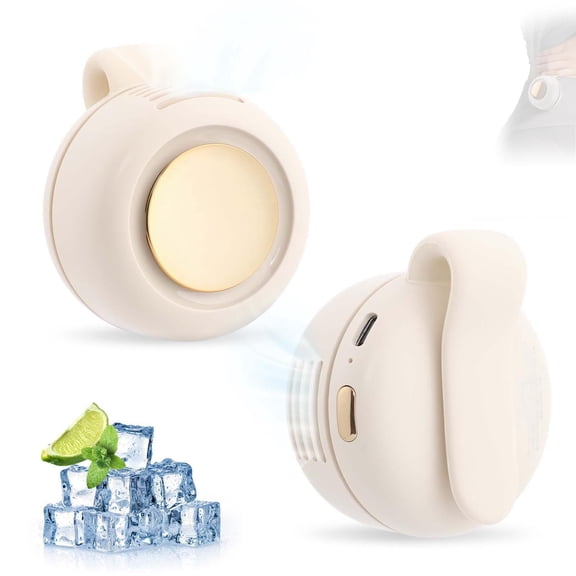 Portable Silent Mini Bladeless Electric Fan,3 Speeds Hands-Free Neck Fan,Suitable for Outdoor & Travel & Office, Travel Accessories