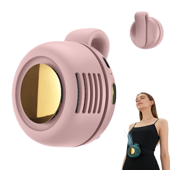 Portable Silent Mini Bladeless Electric Fan, Adjustable 3-Speed Suspended Whirlwind Cooler Fan, Suitable for Outdoor & Travel & Office, Travel