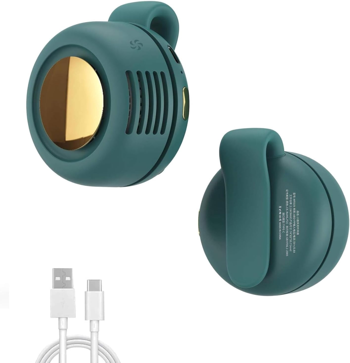 Fan Without Cable Portable Silent Mini Bladeless Electric Fan - Portable Rechargeable ...