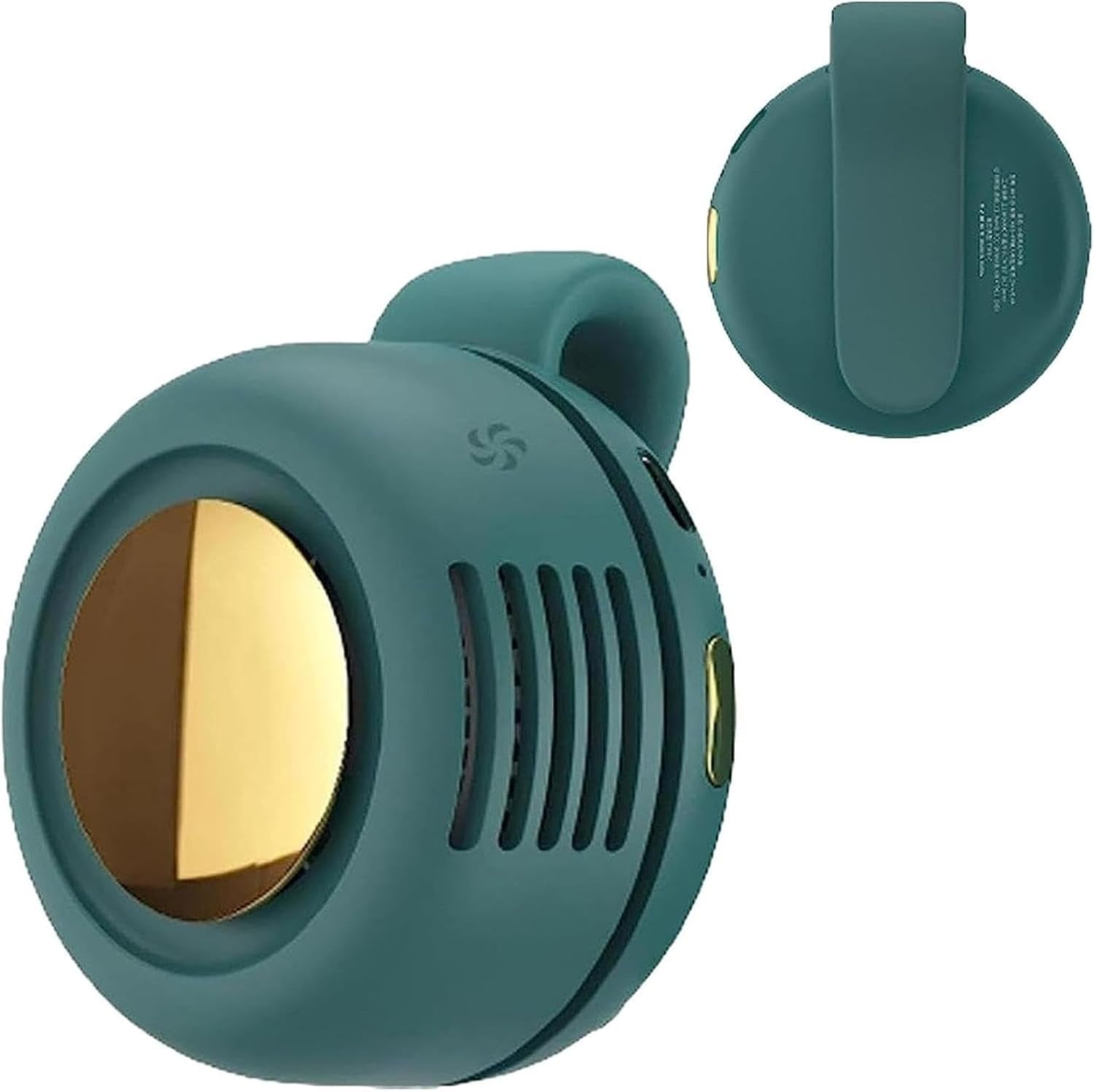 YuuFcy Mini Ventilator Mit Clip - Blattloser USB-Lüfter Für Taille & Kragen, 3 Stufen, Leise & Tragbar