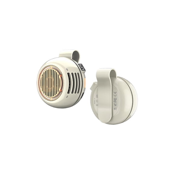 Portable Silent Mini Bladeless Fan Clip On, 360 Rotatable Clip on Fan for Shirt & Waist, USB Rechargeable Small Fans Portable, 2026 New Whirlwind Fans for Outdoor/Travel/Office