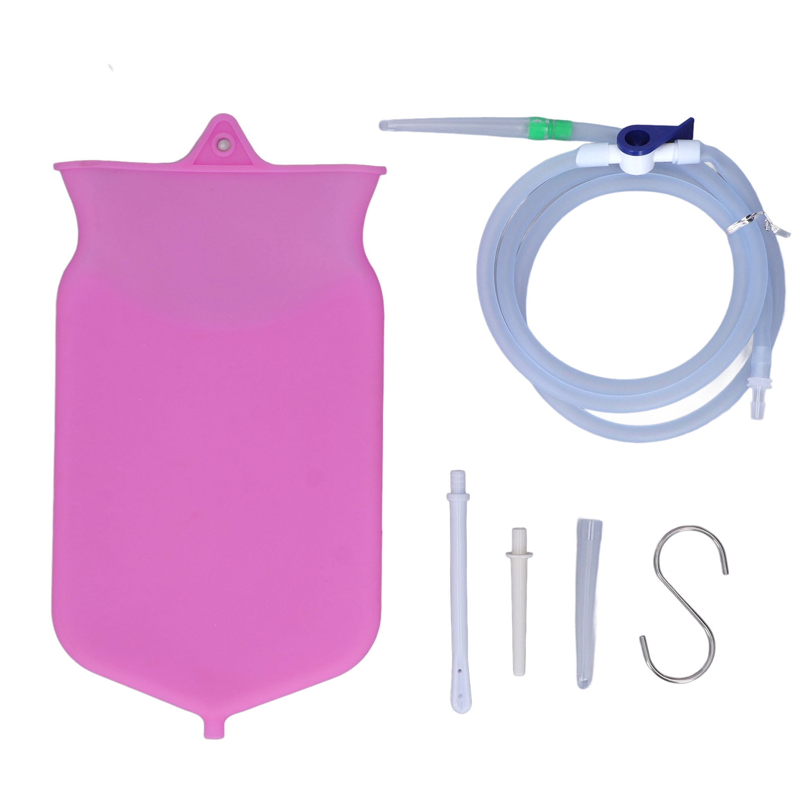 Portable Silicone Enema Bag Kit, Intestinal Cleansing Enema Douche