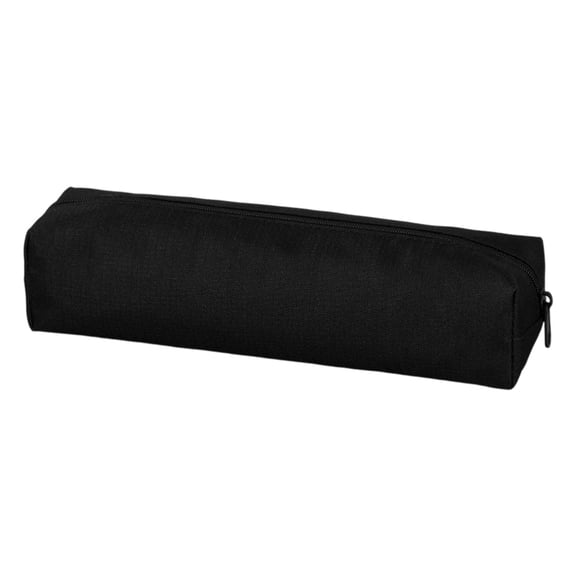 Portable Simple Niche Style Stationery Box, Large Capacity Dirt-Resistant Pen Case for s and Office Organizer, Black