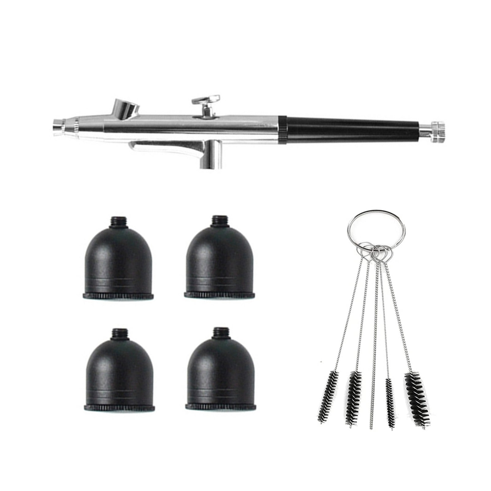Portable Single Action Airbrush 0.3mm Nozzles Mini Spray Gun Pen For Paint Model Cake Nail Crafts Painting Beauty Inkjet ,Flexible