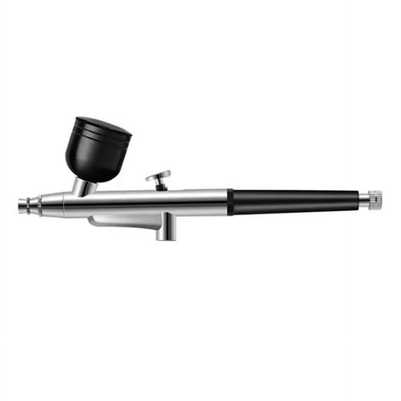 Portable Single Action Airbrush 0.3mm Nozzles Spray Gun Pen for Model Cake Nail Car Painting Beauty Inkjet (black)