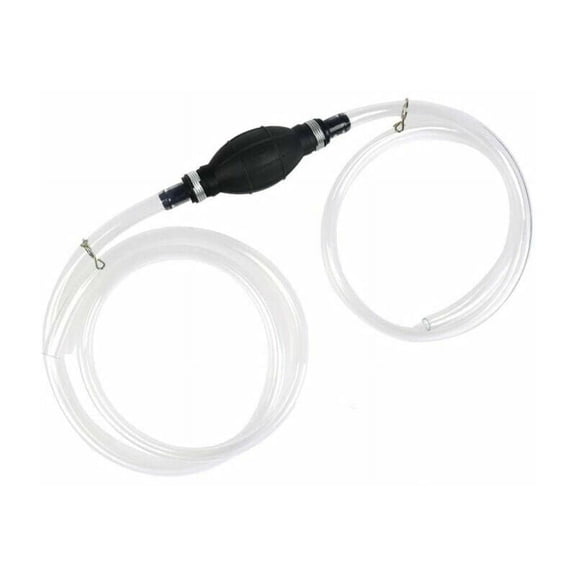 Portable Siphon Hand Pump, Flexible PVC Hoses For Reliable Fuel Transfer, Manual Fuel Pump With High-Quality Rubber Siphon Bulb, Instant Siphon Flow And One-Way Valve For