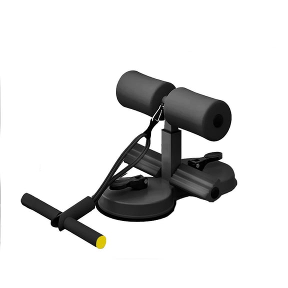 Portable Sit Up Bar with 2 Suction Cups for Home Workout, Fitness Equipment for Abdominal, Leg, and Arm Training