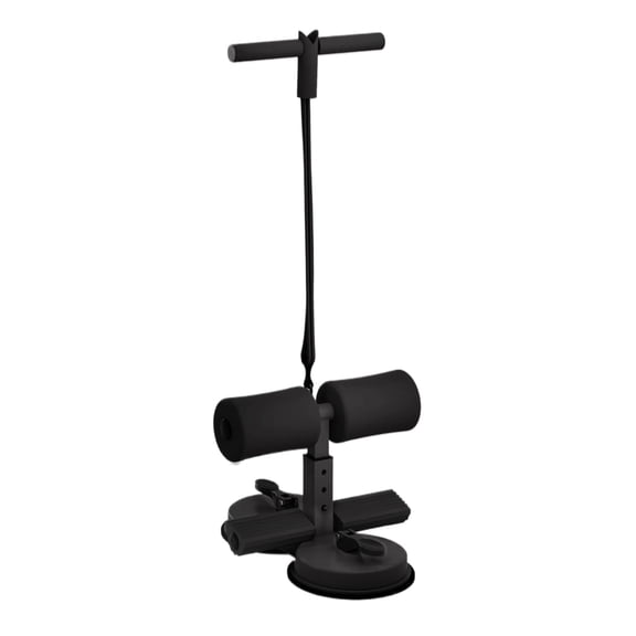 Portable Sit up Exercise Equipment Sit Up Assistant Device Floor Sit Up Rod with Suctions Cups for Fitness Enduring