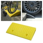 Portable Skidproof Wheelchair Ramp for Wheelchair Mobility,Scooter, Bike, Motorcycle, Loading Dock, Car - 7cm Yellow