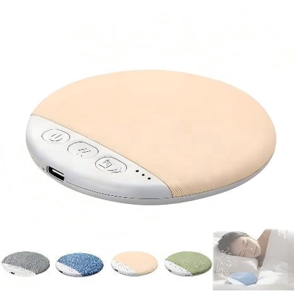Portable Sleep Sound Machine with Multiple Soothing Audio Options Rechargeable USB Quiet Operation Compact Design for Home Office Travel Pink