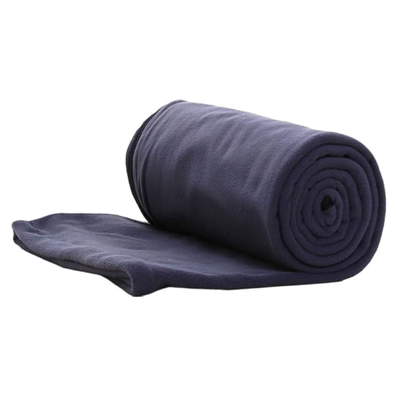 Portable Sleeping Bag Liner Microfiber Fleece Travel Sheet Sleep Sack Zippered,
