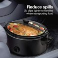 thumbnail image 1 of Portable Slow Cooker with Lid Lock, Dishwasher- Crock, 1 of 5