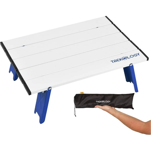 Portable Small Beach Table, Mini Low Folding Beach Table for Sand, Compact Foldable Design, Quick Setup, Weather-Resistant, Lightweight, Ideal for Beach, Hiking, Picnics, and Camping