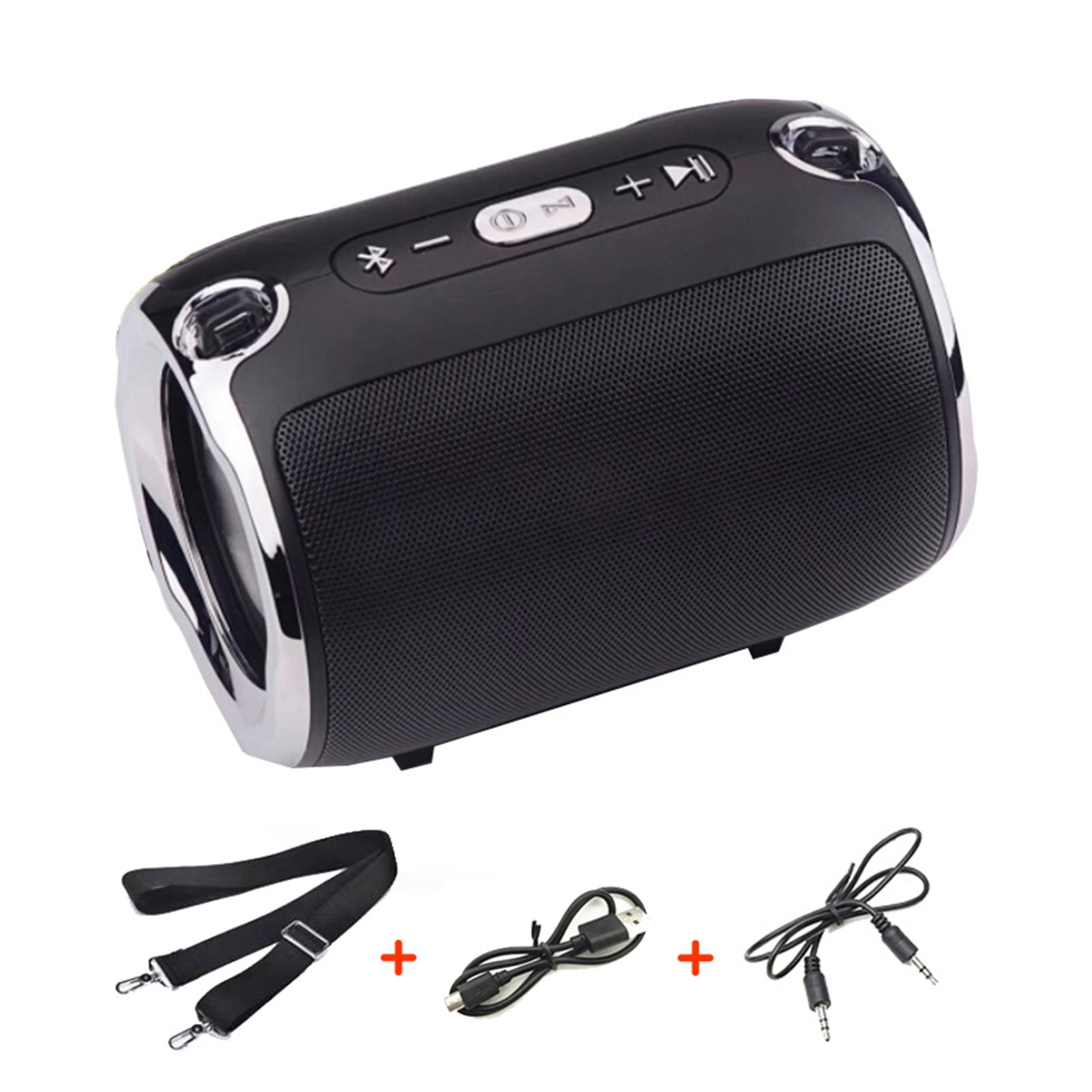 Portable Small Bluetooth-Compatible Speaker With FM Radio Bass Music Stereo Subwoofer Soundbox For Computer Phones