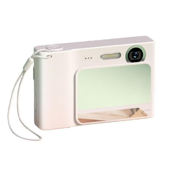 Portable Small Camera 1080P 4800W Retro CCD Card Machine with Double Lens and MP3 Function for Teenagers