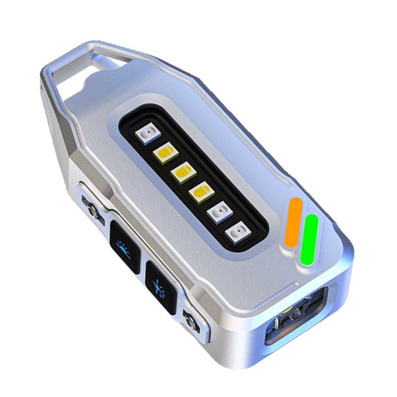 Portable Small Camping Keychain Light Portable LED Lamp Offering Bright Illuminations ABS Texture for Camping Use