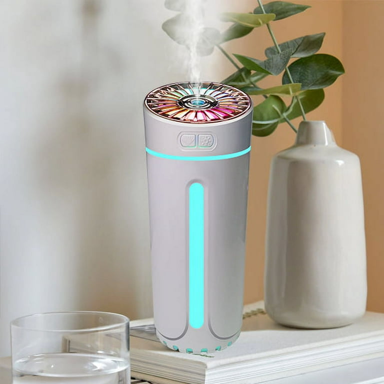 Portable Small Cool Mist Air Humidifiers 300ML, USB Desktop Mini