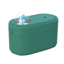 Vikakiooze Portable Small Cool Mist Humidifiers 350ML - USB Desktop Humidifier For Plants, Office, Car, Baby Room With Night - Quiet Mini Humidifier