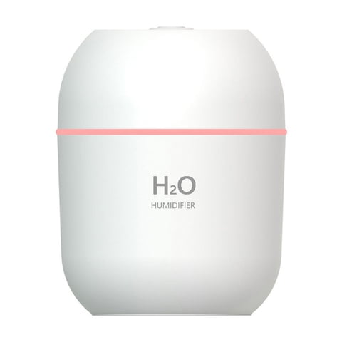 Portable Small Humidifier,USB Personal Desktop Device with 220ml Tank,Super Quiet with Two Mist Modes and Colorful LED Night Light,Auto Shut-Off for Car Office Home or Travel Use
