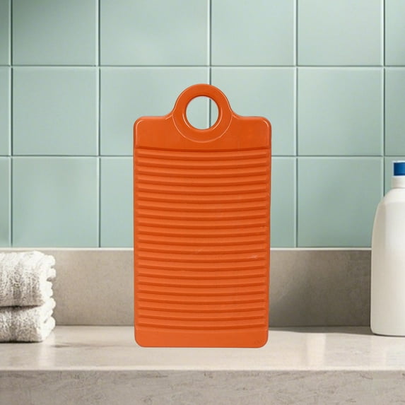 Portable Small Laundry Washing Board, Colorful Durable Hand Wash Board, Mini Laundry Board, Household Thickening Handheld Laundry Washboard for Indoor Outdoor Supplies, 30.5x18x2cm
