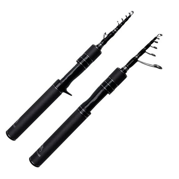 Portable Small Luya Fishing Rod Short Section Telescopic Horse Mouth Sea Rod UL Throwing Rod Fishing Tackle Supplies
