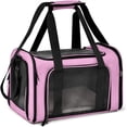 thumbnail image 1 of Portable Small Pet Carrier for Cats and Dogs with Mesh Ventilation, Adjustable Shoulder Strap, and Easy-Clean Travel Bag for Comfortable Pet Transport, 1 of 1