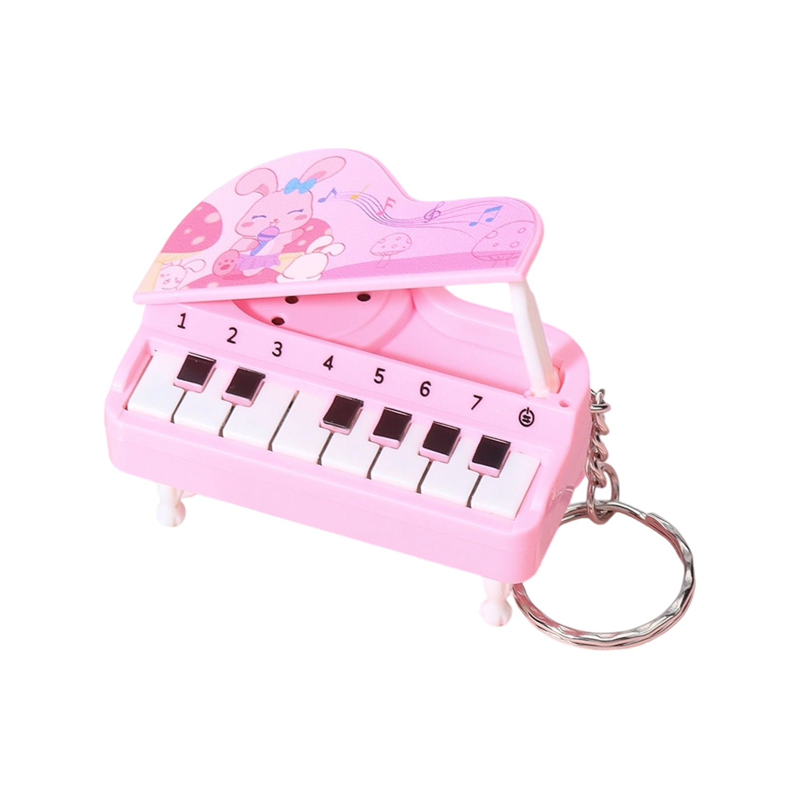 Portable Small Piano Keychain Instrument Toy Electronic Keyboard Piano ...