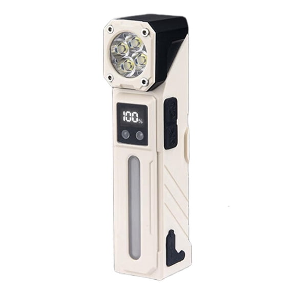Portable Small Torch Work Light USB Rechargeable Tactically Flashlight Camping Lamp Waterproof Outdoor Emergency Light