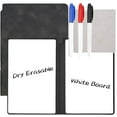 thumbnail image 1 of Portable Small Whiteboard,Happon 1 Pack Dry Erase Whiteboard, Reusable Drawing Notebook,Portable Dry Erase Board for Memo, Office Home Supplies Desk Accessories, 1 of 7