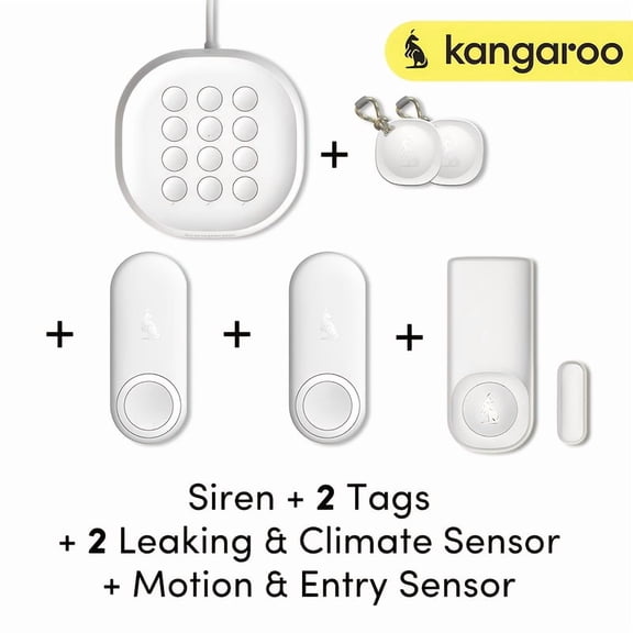 Portable Smart Door/Window Motion Sensor with Mobile App Alarm & Remote Monitoring for Home, Apartment, Hotel & Office Security