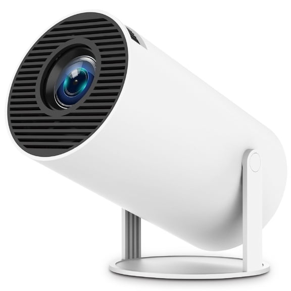 Portable Smart Multimedia Projector, 180 Rotation, Wi-Fi 6, BT 5.0, Screen Mirror, Outdoor Home Theater