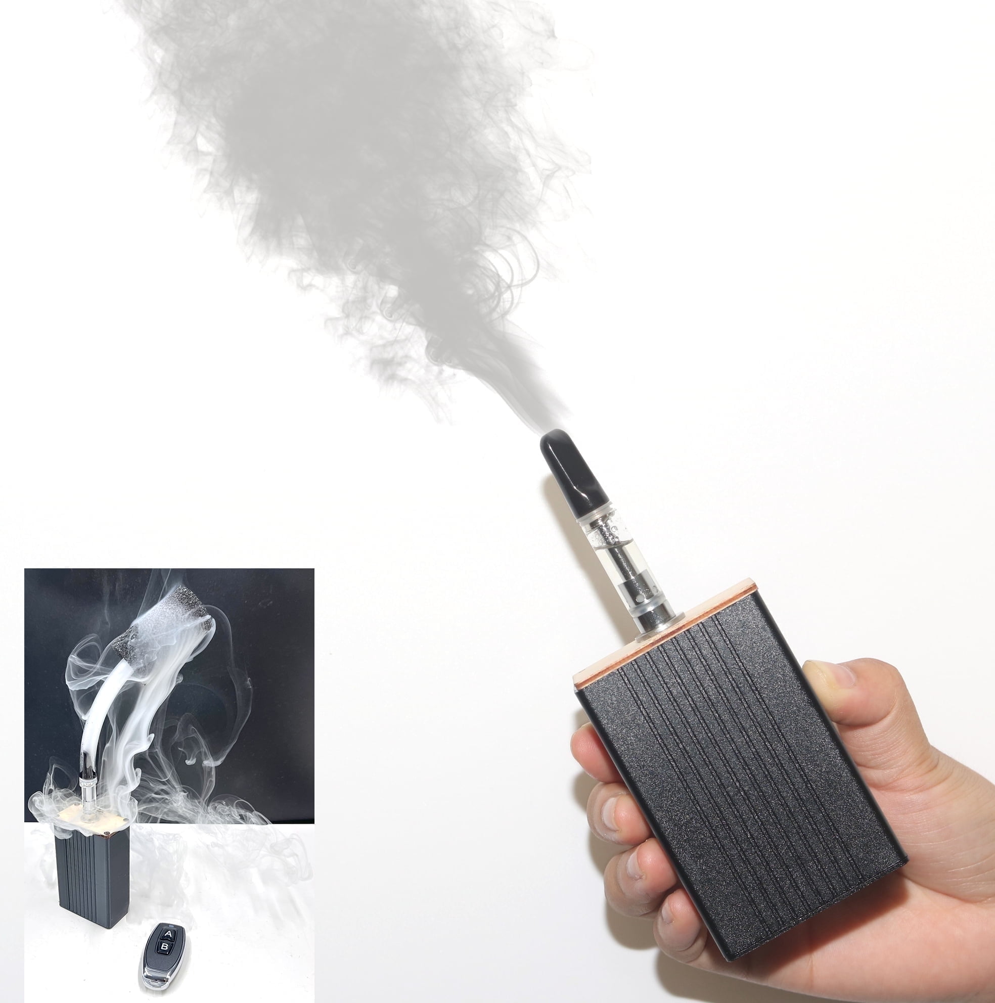Portable Smoke Machine with Remote Control - fog machine liquid Ideal for Photography, Outdoor Events, Parties, Stage Effects, Halloween, Weddings - Hand-held Fogger
