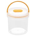 thumbnail image 1 of Portable Snack Fruit Bento Box, Multifunctional Round Refrigerator Sealed Fresh-Keeping Box, Transparent Plastic Storage Box, Outdoor Picnic Container, Factory Direct, 1 of 7