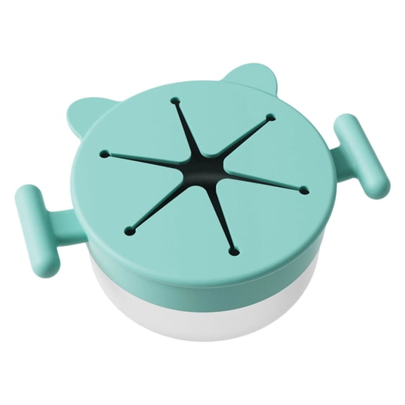 Portable Snacks Cup for Kids with Silicone Cover Stainless Steel Spill Proof Storage Container for Travel Friendly