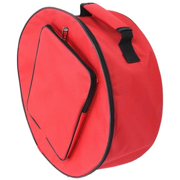 SEWOART Red Snare Drum Bag for 13 14 Inch Drums with Portable Design 1Pcs