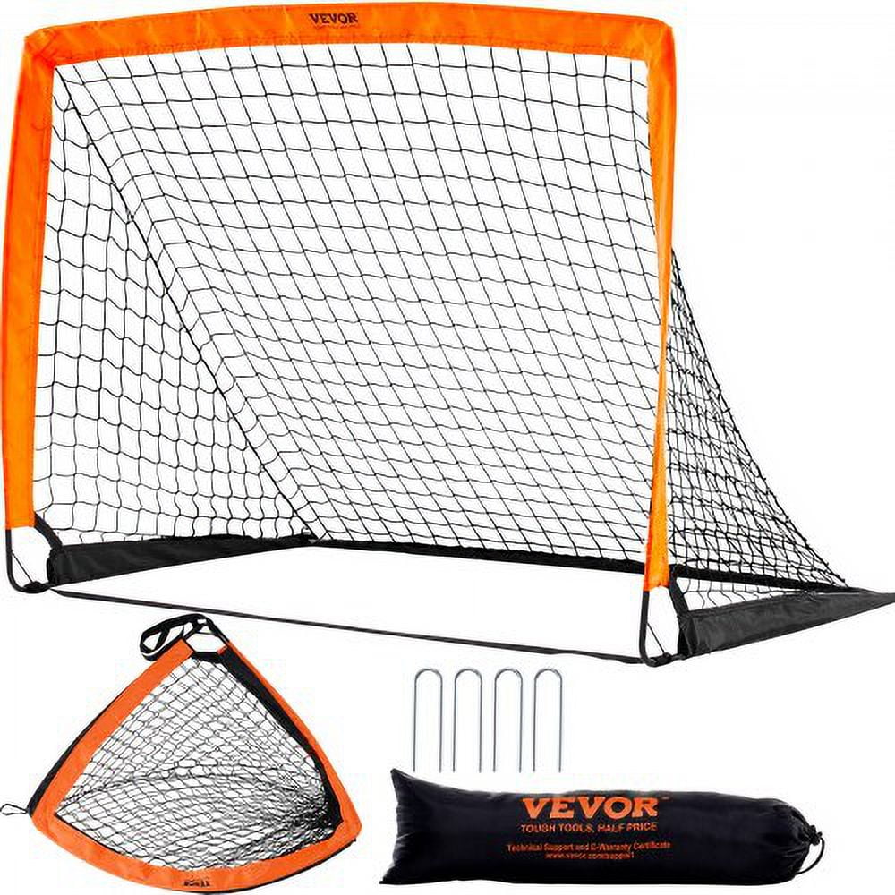 Portable Soccer Goal, 4x3 ft Kids Backyard Soccer Net, Foldable Pop Up