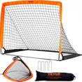 Portable Soccer Goal, 4x3 ft Kids Backyard Soccer Net, Foldable Pop Up