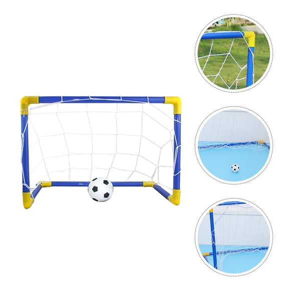 Portable Soccer Goal - 6x4 FT Folding Football Net, Lightweight for Backyard, Training, Kids, Includes Carry Bag (Orange/Black)