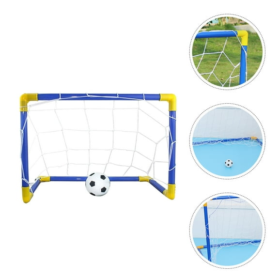 Portable Soccer Goal - 6x4 FT Folding Football Net, Lightweight for Backyard, Training, Kids, Includes Carry Bag (Orange/Black)