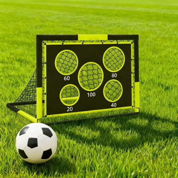 Portable Soccer Goal, Children'S Goal, 2-In-1,Sports Blackhawk Soccer Goal - Pop Up - Indoor + Outdoor -  Adult + Kids - 4' X 3' - Yellow