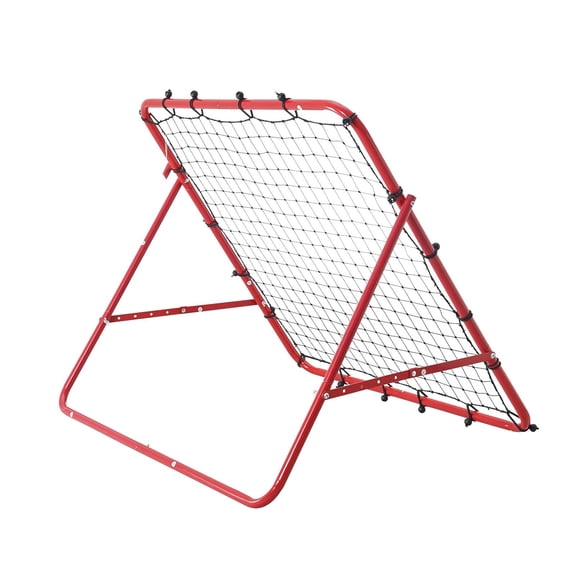 Portable Soccer Rebounder Net for Training, 39x39 Inch Kickback Football Aid for Kids, Teens&Adults - Easy Setup&Compact Storage