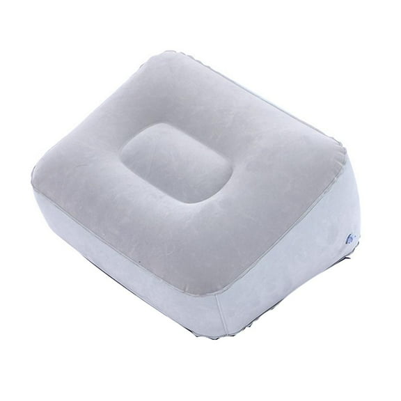 Inflatable Travel Pillow Foot Rest Pillow Leg Relax sfor Long Flight/Trips H0W4