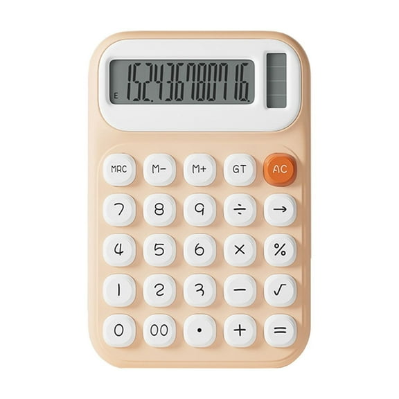 Portable Solar Calculator for Students - Dual Power Supply, Lightweight Design, Basic to Advanced Functions, Ideal for Classroom & Office Use - Available in 4 Colors