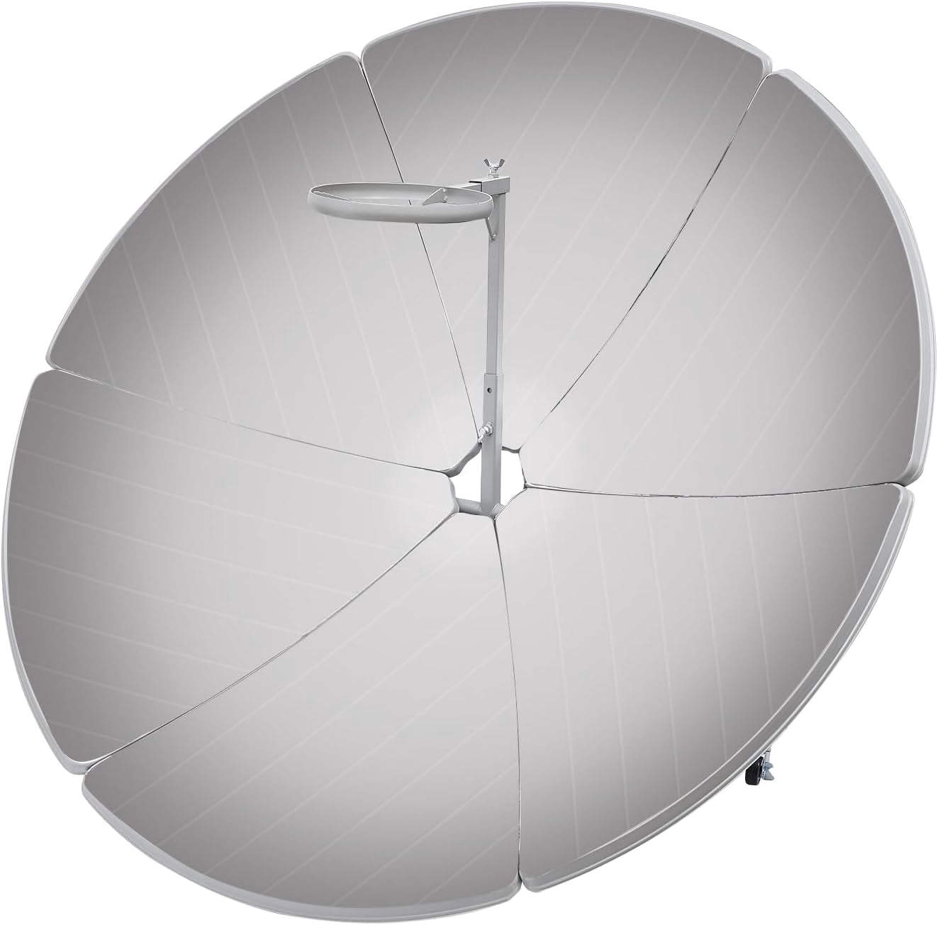 Portable Solar Cooker, Solar Cooker Parabolic Stoves with Casters, High Efficiency Outdoor Camping Sun Oven Cooking for Outdoor Camping Barbeque Cookware Boil Water