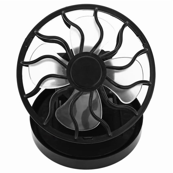 Portable Solar Fan Plastic Mini Clip-On Direct Powered for Outdoor Camping Desk