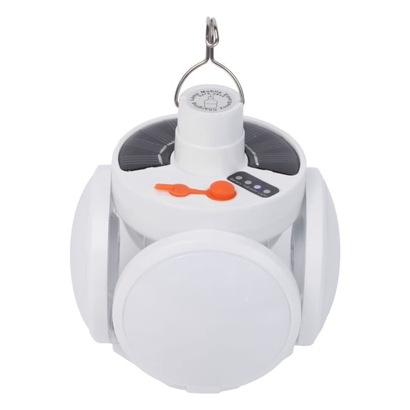 Portable Solar Football Camping Lantern Led Outdoor Hanging Tent Lamp Folding