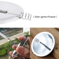 thumbnail image 1 of Portable Solar Igniter Lighter - Solar Powered Fire Starter Tool for Outdoor Hiking, Camping, Survival Adventures, Home Yard Use, Easy to Operate and Environmentally Friendly, 3.81in, Silver, 1 of 7