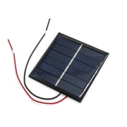 Portable Solar Panel with Wire 2-3V 100mA Small Cell Module Polysilicon Board Outdoor Solar Charging Easy to Use