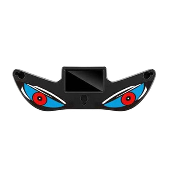 Portable Solar Powered Car Neon Light with Demon Eye Breathing Effect for Vehicle Decoration